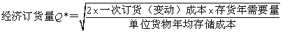 一級建造師考試工程經(jīng)濟:存貨的財務管理